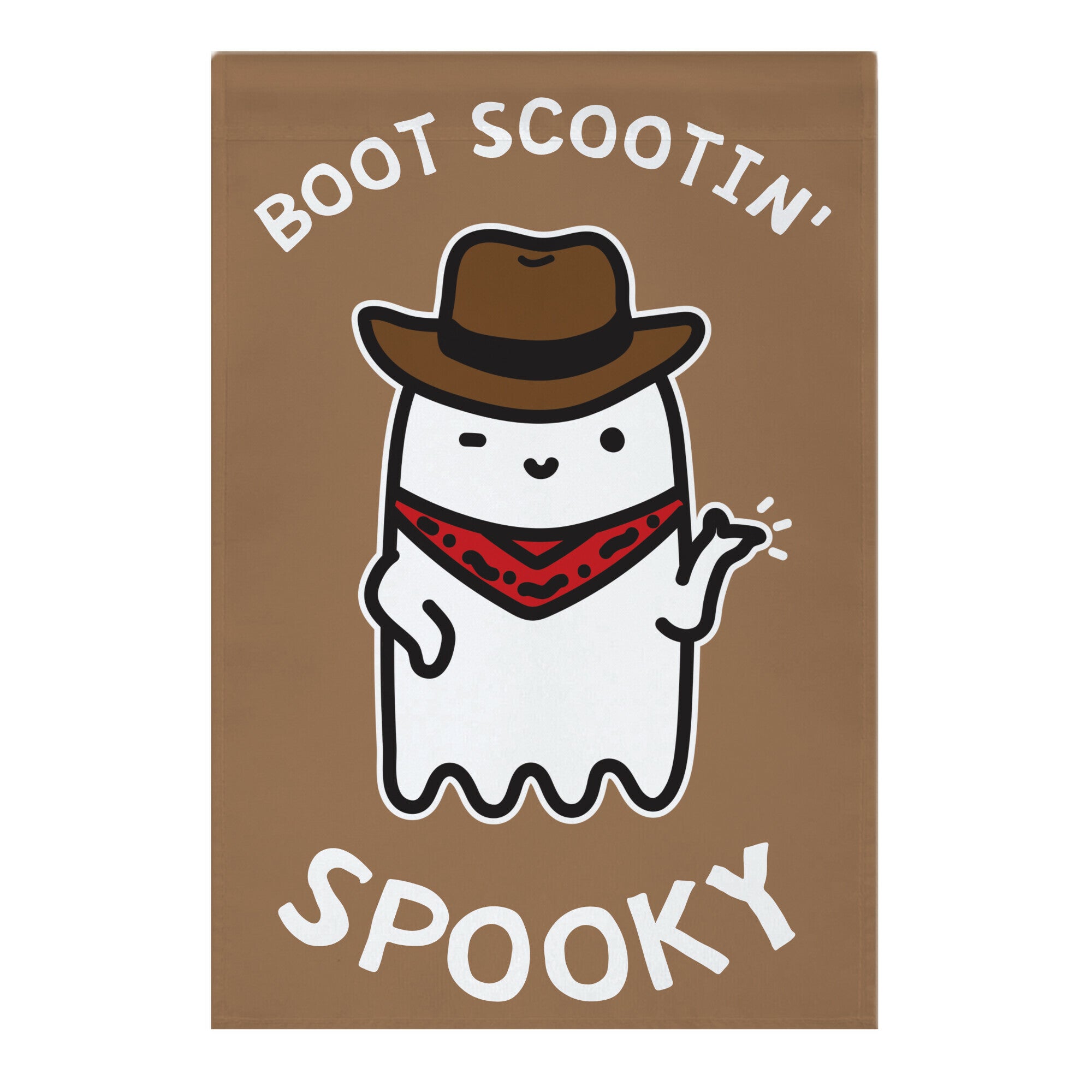 Boot Scootin' Spooky Garden Flag